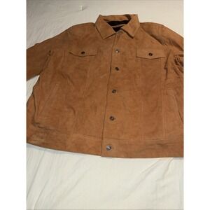 Leather Jacket Suade Leather Size XL Mens